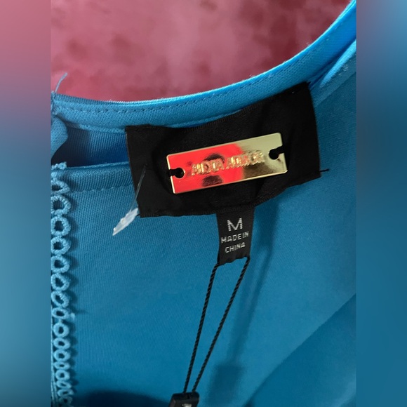 Alexia Admor Blue Sleeveless Midi Sundress - Picture 4 of 5